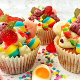 Candy cupcake