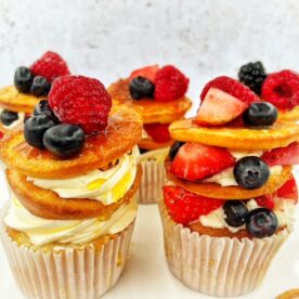 Pancake cupcakes