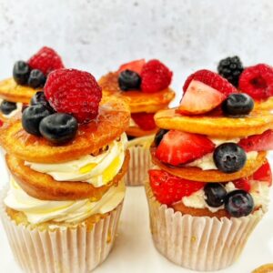 Pancake cupcakes
