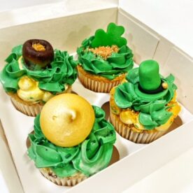 St Patrick’s Day cupcake