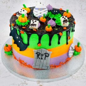 Ghost Halloween Cake 👻
