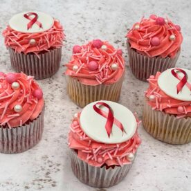 Breast cancer awareness Month cupcakes